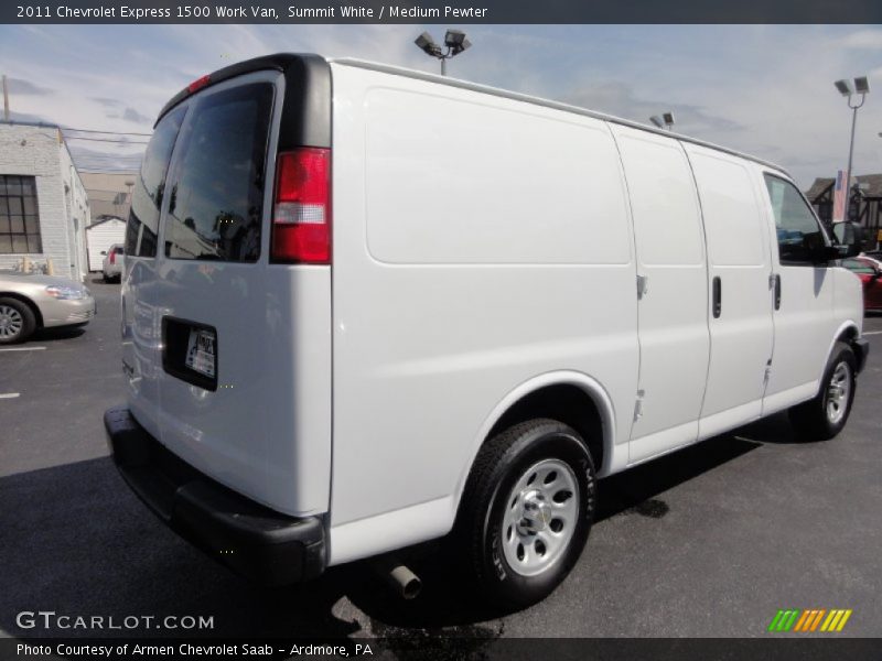Summit White / Medium Pewter 2011 Chevrolet Express 1500 Work Van