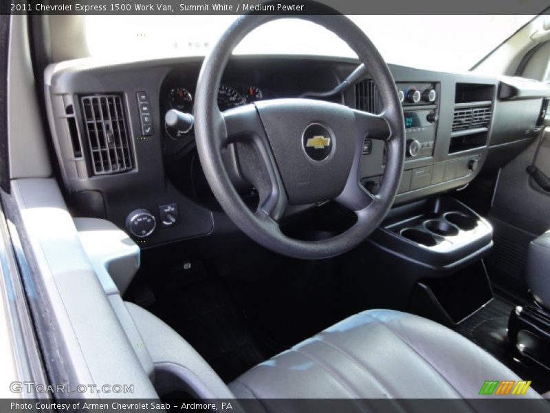 Summit White / Medium Pewter 2011 Chevrolet Express 1500 Work Van