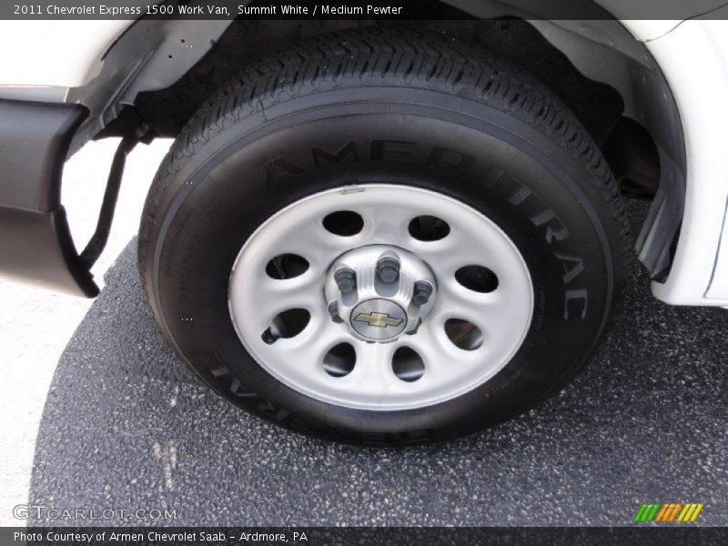 Summit White / Medium Pewter 2011 Chevrolet Express 1500 Work Van