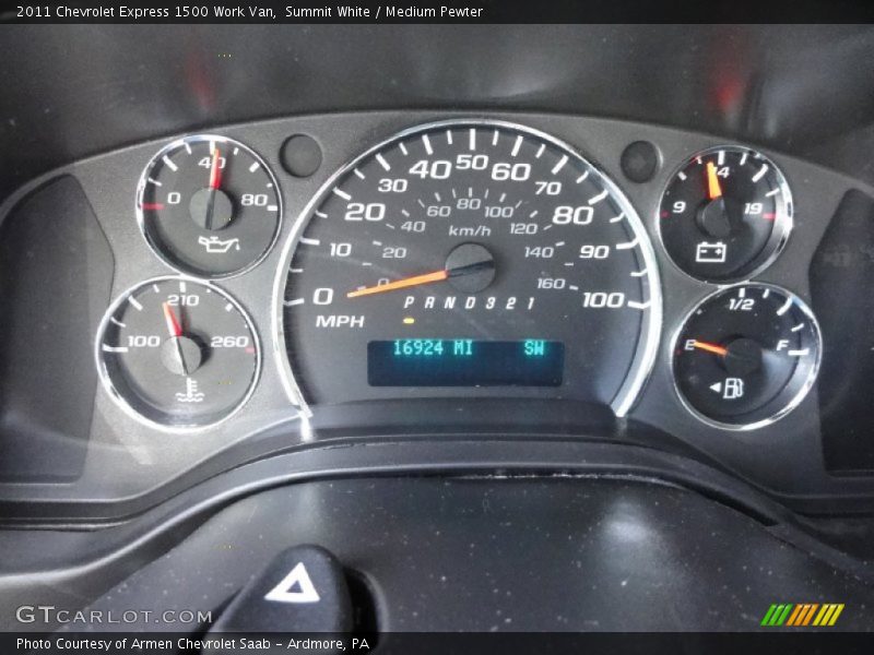 Summit White / Medium Pewter 2011 Chevrolet Express 1500 Work Van