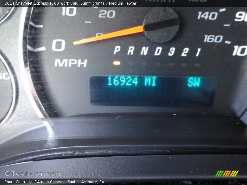 Summit White / Medium Pewter 2011 Chevrolet Express 1500 Work Van