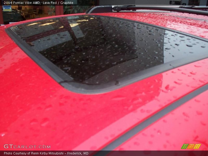 Lava Red / Graphite 2004 Pontiac Vibe AWD