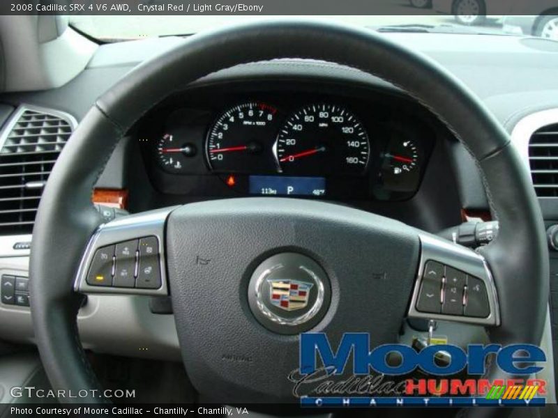 Crystal Red / Light Gray/Ebony 2008 Cadillac SRX 4 V6 AWD