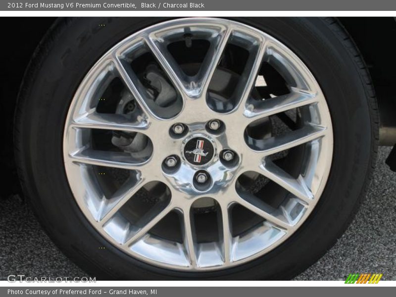 Black / Charcoal Black 2012 Ford Mustang V6 Premium Convertible