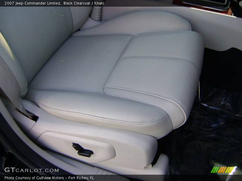 Black Clearcoat / Khaki 2007 Jeep Commander Limited
