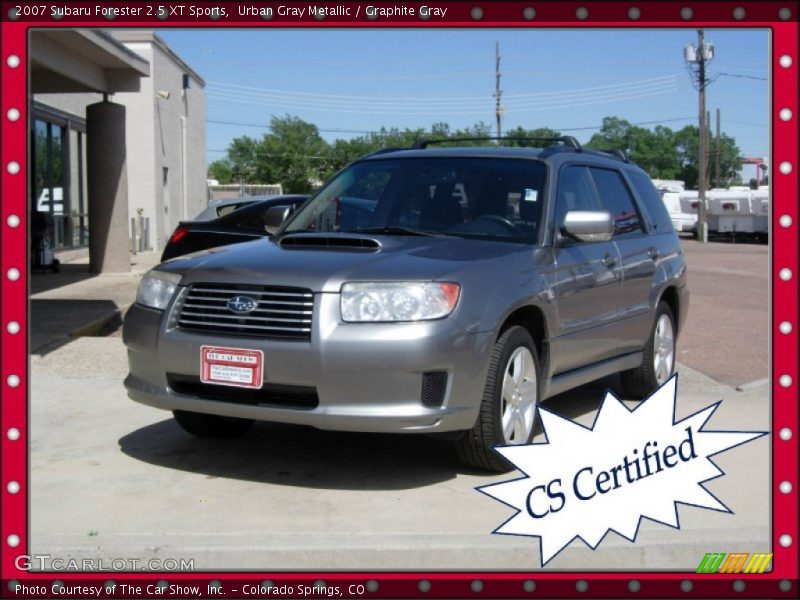 Urban Gray Metallic / Graphite Gray 2007 Subaru Forester 2.5 XT Sports