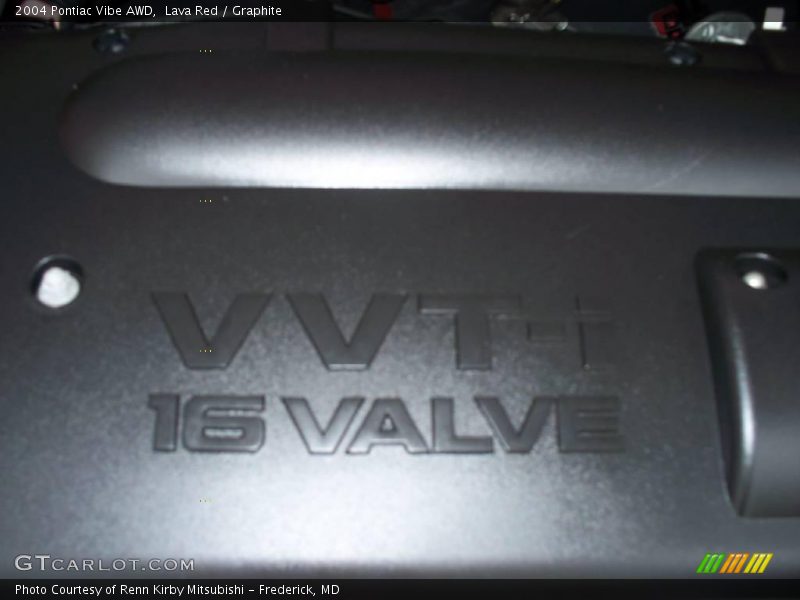 Lava Red / Graphite 2004 Pontiac Vibe AWD