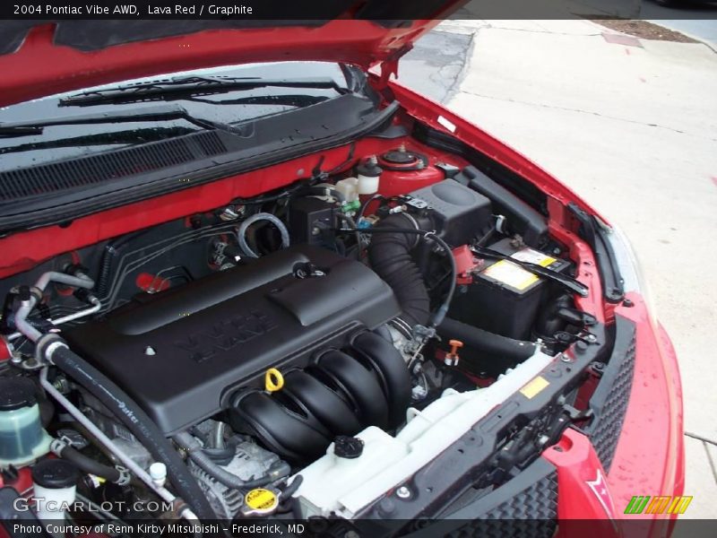 Lava Red / Graphite 2004 Pontiac Vibe AWD