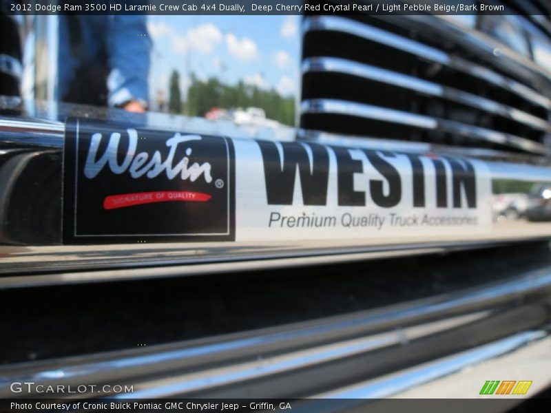 Deep Cherry Red Crystal Pearl / Light Pebble Beige/Bark Brown 2012 Dodge Ram 3500 HD Laramie Crew Cab 4x4 Dually