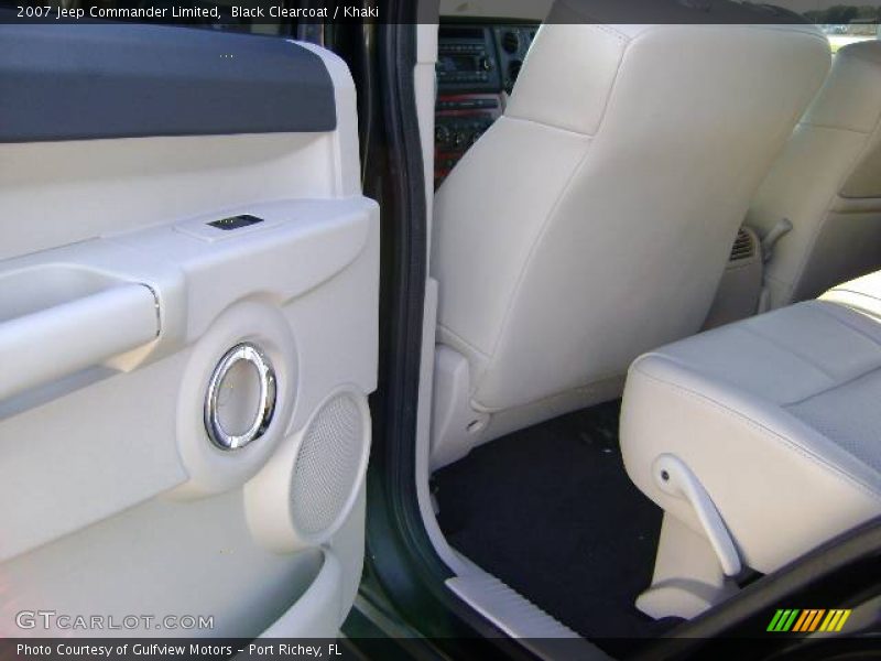 Black Clearcoat / Khaki 2007 Jeep Commander Limited