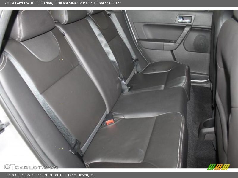 Brilliant Silver Metallic / Charcoal Black 2009 Ford Focus SEL Sedan