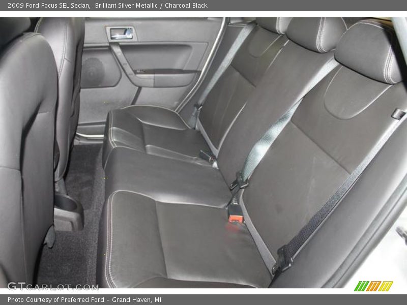Brilliant Silver Metallic / Charcoal Black 2009 Ford Focus SEL Sedan