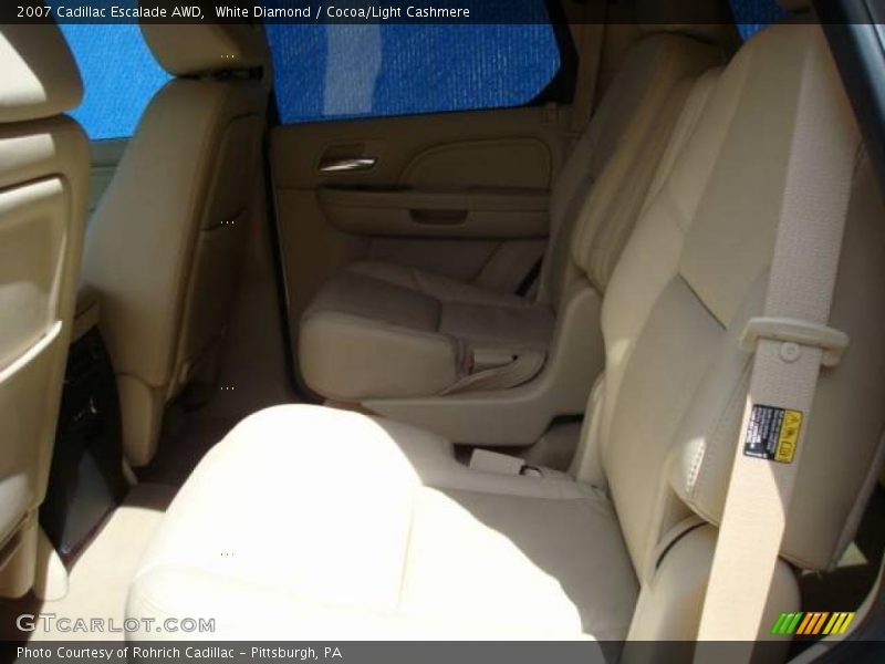 White Diamond / Cocoa/Light Cashmere 2007 Cadillac Escalade AWD
