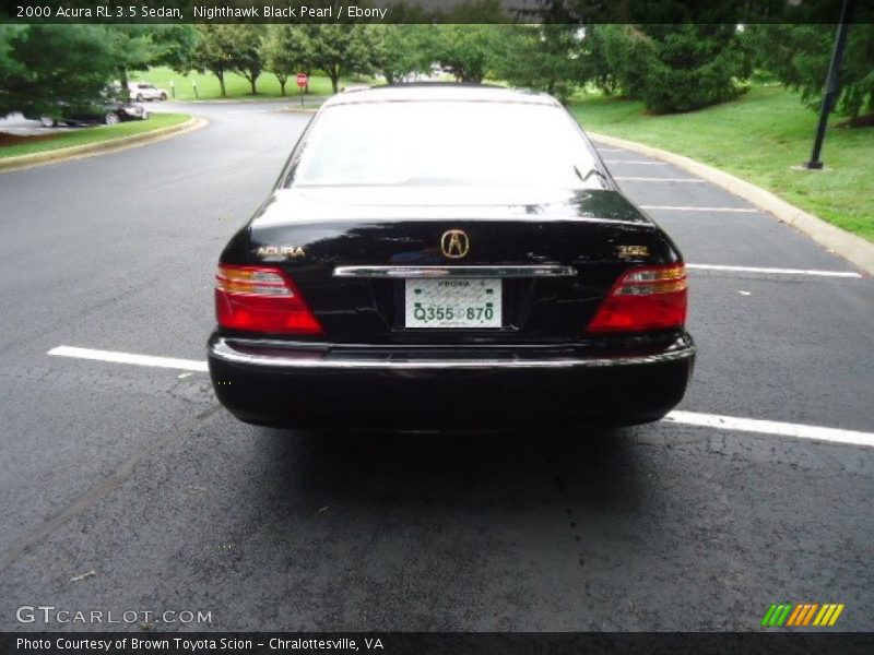 Nighthawk Black Pearl / Ebony 2000 Acura RL 3.5 Sedan