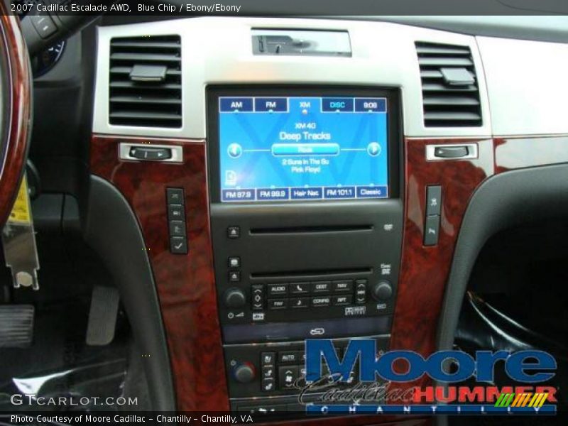 Blue Chip / Ebony/Ebony 2007 Cadillac Escalade AWD