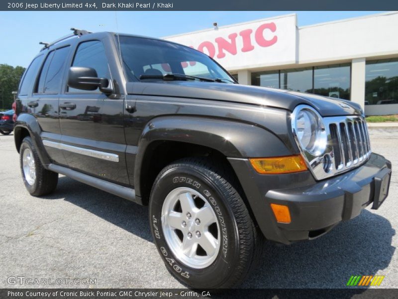 Dark Khaki Pearl / Khaki 2006 Jeep Liberty Limited 4x4