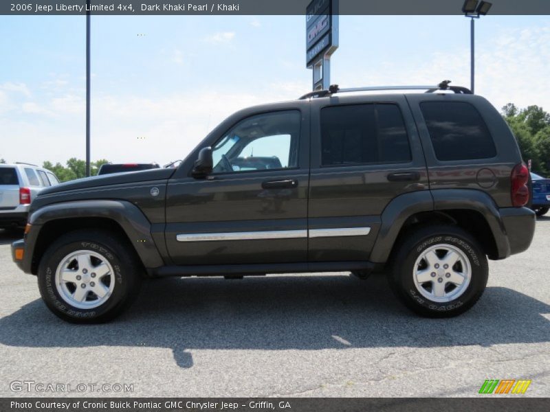 Dark Khaki Pearl / Khaki 2006 Jeep Liberty Limited 4x4