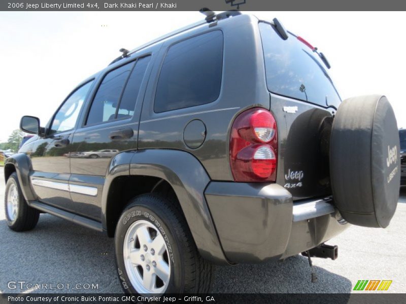 Dark Khaki Pearl / Khaki 2006 Jeep Liberty Limited 4x4