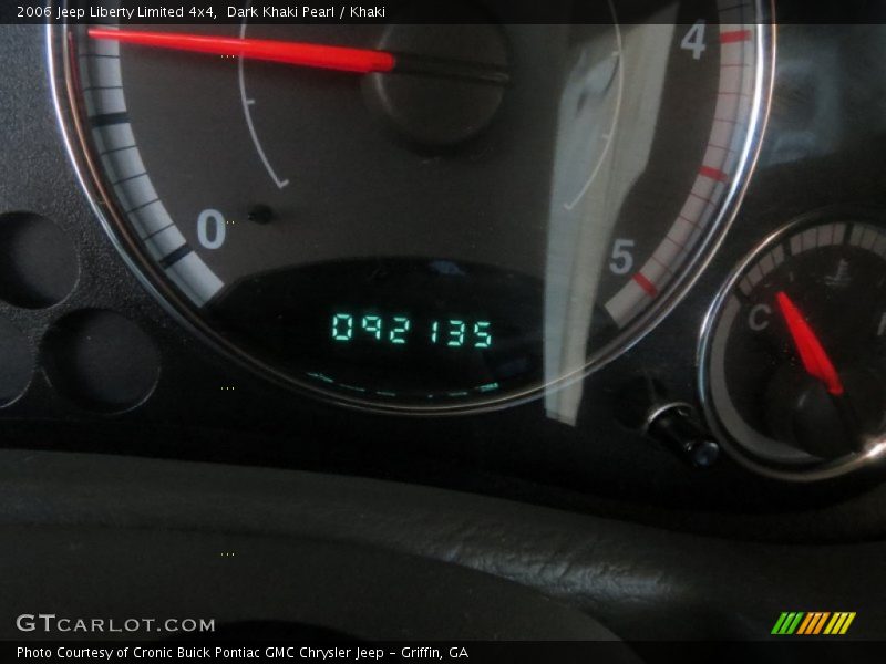 Dark Khaki Pearl / Khaki 2006 Jeep Liberty Limited 4x4