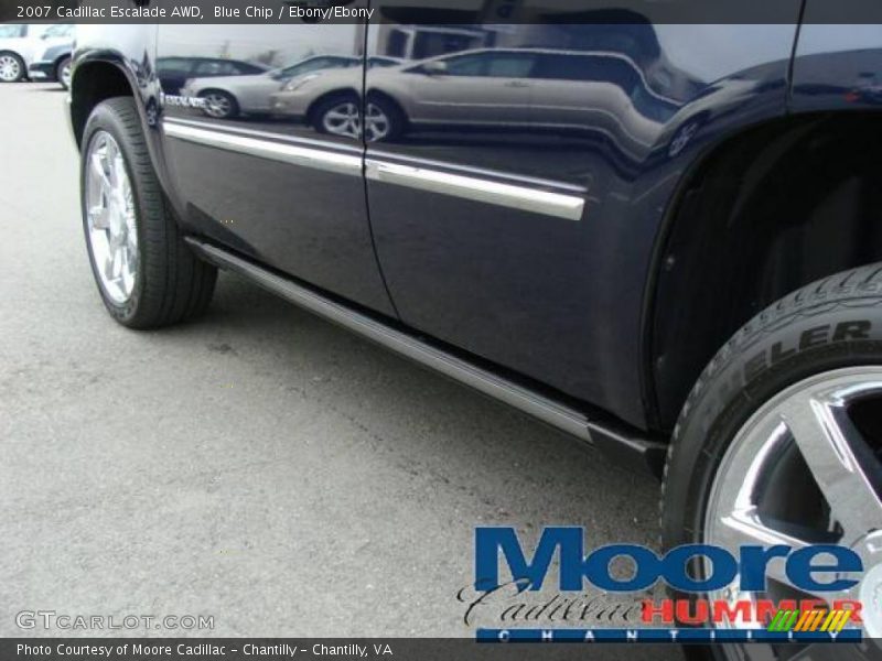 Blue Chip / Ebony/Ebony 2007 Cadillac Escalade AWD