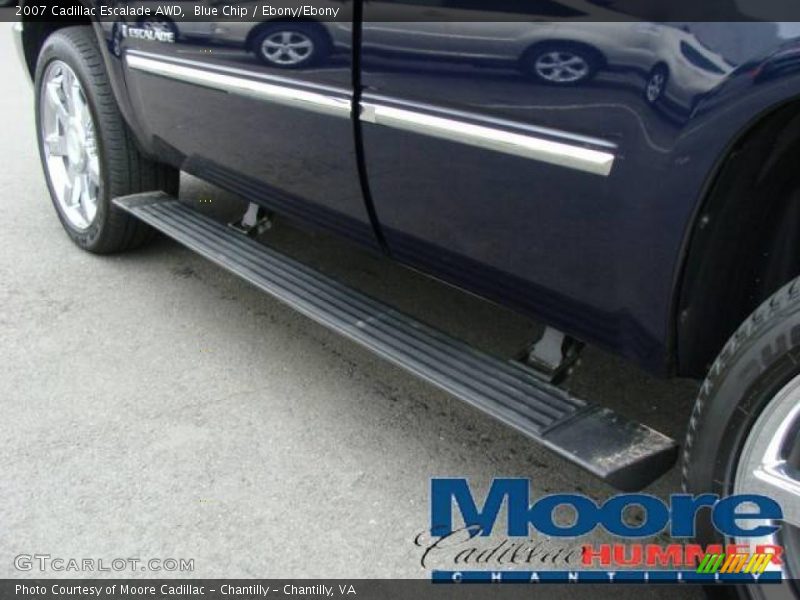 Blue Chip / Ebony/Ebony 2007 Cadillac Escalade AWD