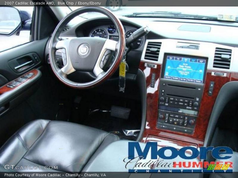 Blue Chip / Ebony/Ebony 2007 Cadillac Escalade AWD