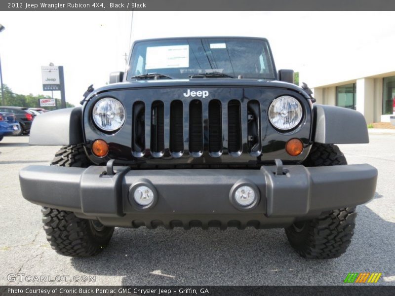 Black / Black 2012 Jeep Wrangler Rubicon 4X4