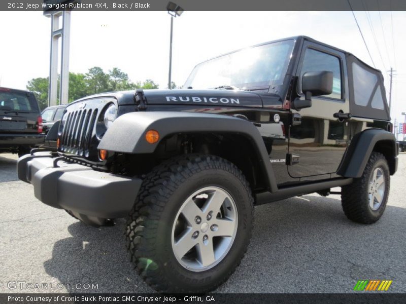 Black / Black 2012 Jeep Wrangler Rubicon 4X4