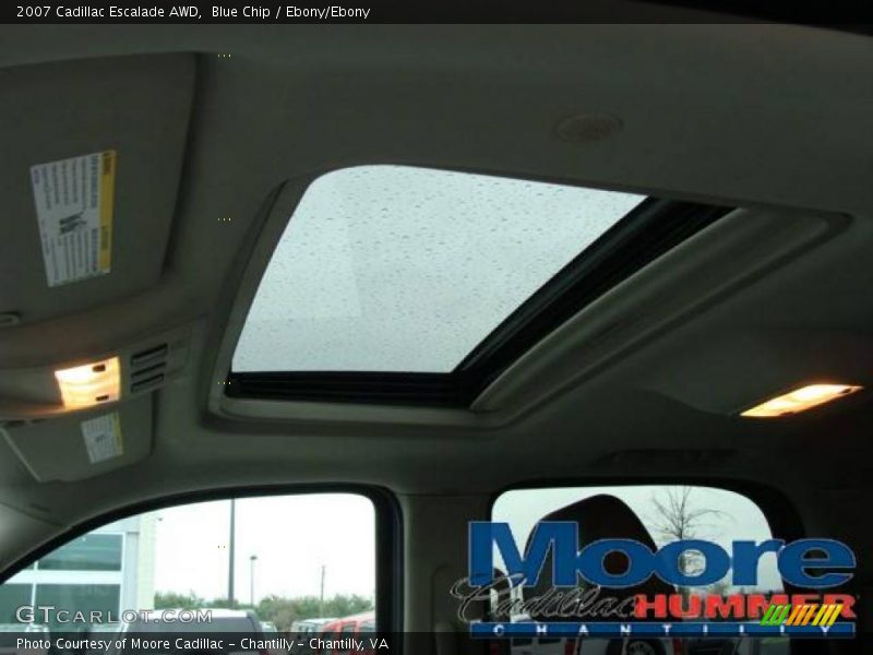 Blue Chip / Ebony/Ebony 2007 Cadillac Escalade AWD