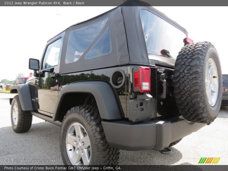 Black / Black 2012 Jeep Wrangler Rubicon 4X4