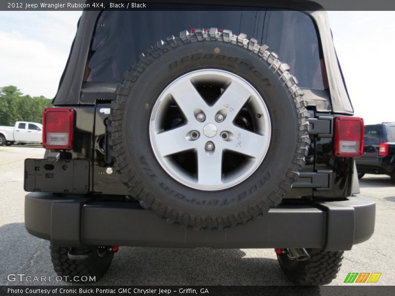 Black / Black 2012 Jeep Wrangler Rubicon 4X4
