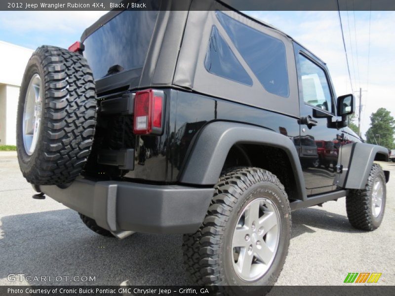 Black / Black 2012 Jeep Wrangler Rubicon 4X4