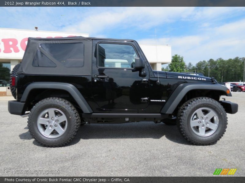Black / Black 2012 Jeep Wrangler Rubicon 4X4