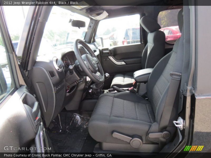 Black / Black 2012 Jeep Wrangler Rubicon 4X4