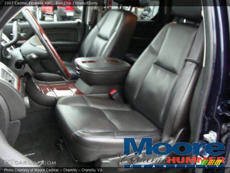 Blue Chip / Ebony/Ebony 2007 Cadillac Escalade AWD