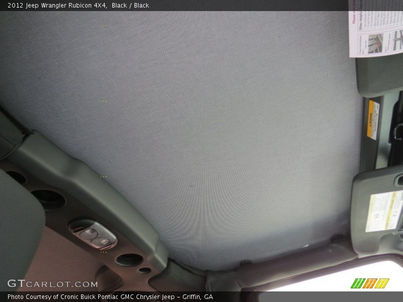 Black / Black 2012 Jeep Wrangler Rubicon 4X4