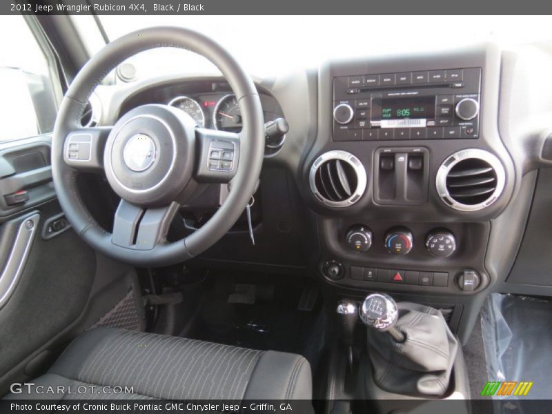 Black / Black 2012 Jeep Wrangler Rubicon 4X4