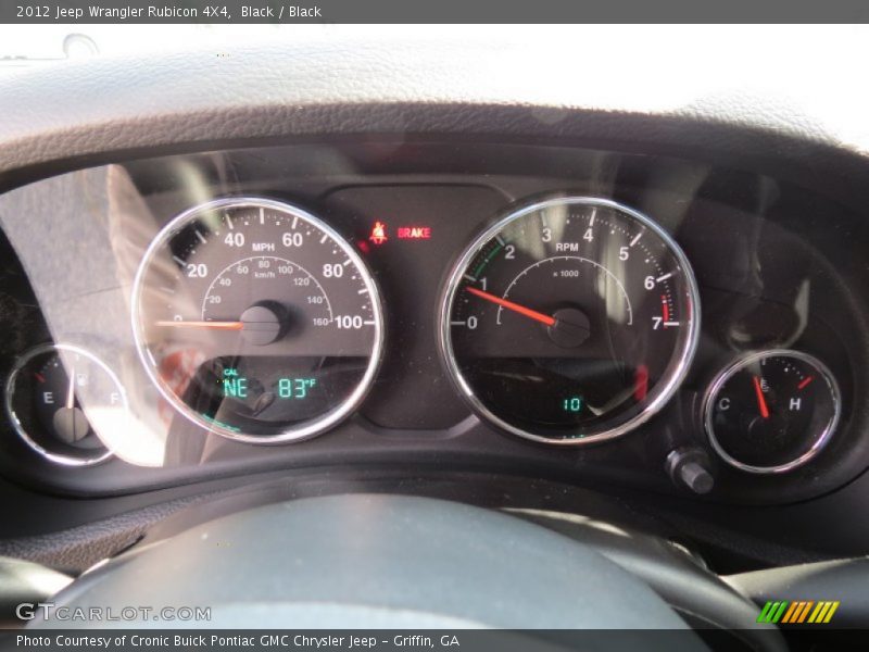 Black / Black 2012 Jeep Wrangler Rubicon 4X4