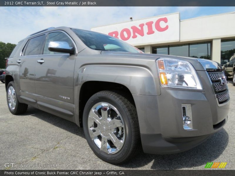 Steel Gray Metallic / Jet Black 2012 GMC Terrain SLT