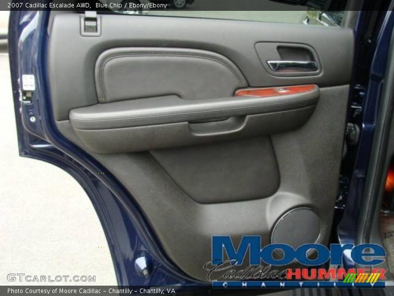 Blue Chip / Ebony/Ebony 2007 Cadillac Escalade AWD