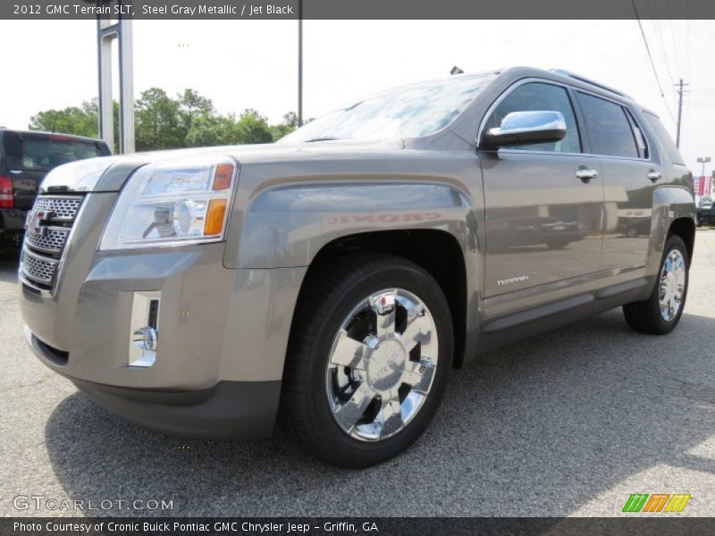 Steel Gray Metallic / Jet Black 2012 GMC Terrain SLT