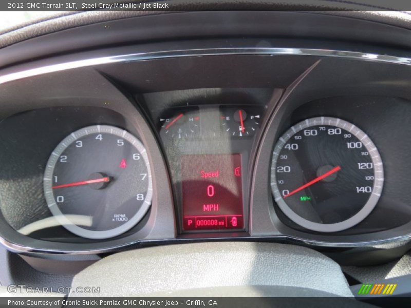 Steel Gray Metallic / Jet Black 2012 GMC Terrain SLT