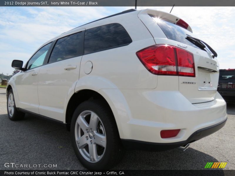 Ivory White Tri-Coat / Black 2012 Dodge Journey SXT