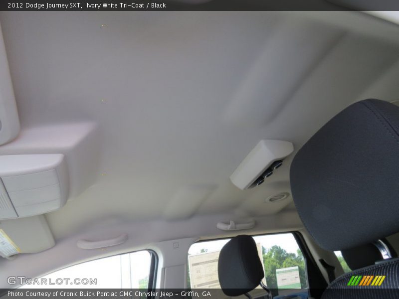 Ivory White Tri-Coat / Black 2012 Dodge Journey SXT