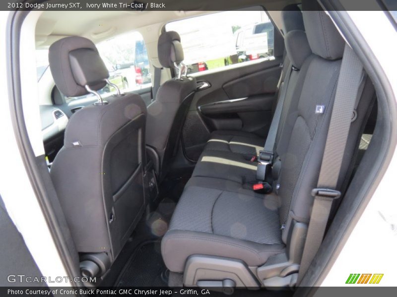 Ivory White Tri-Coat / Black 2012 Dodge Journey SXT