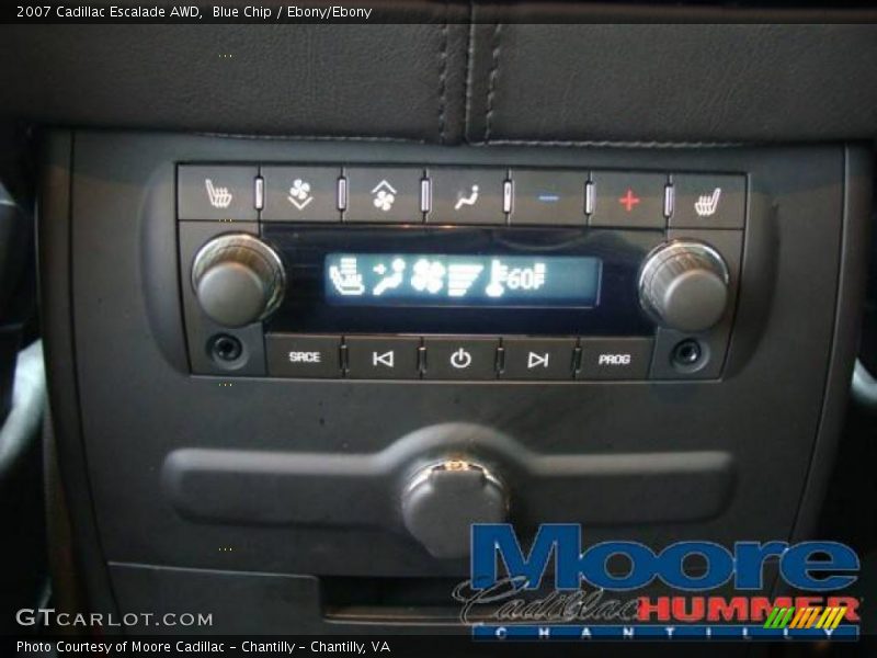 Blue Chip / Ebony/Ebony 2007 Cadillac Escalade AWD