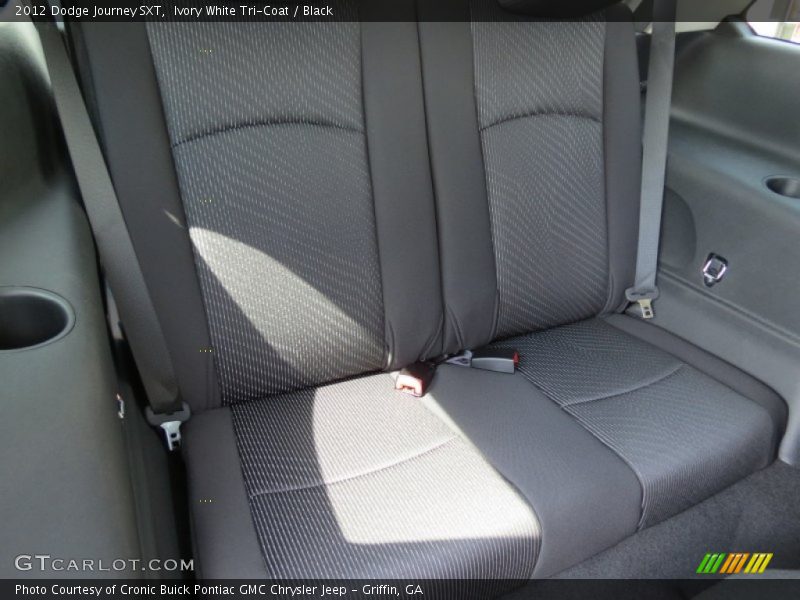 Ivory White Tri-Coat / Black 2012 Dodge Journey SXT