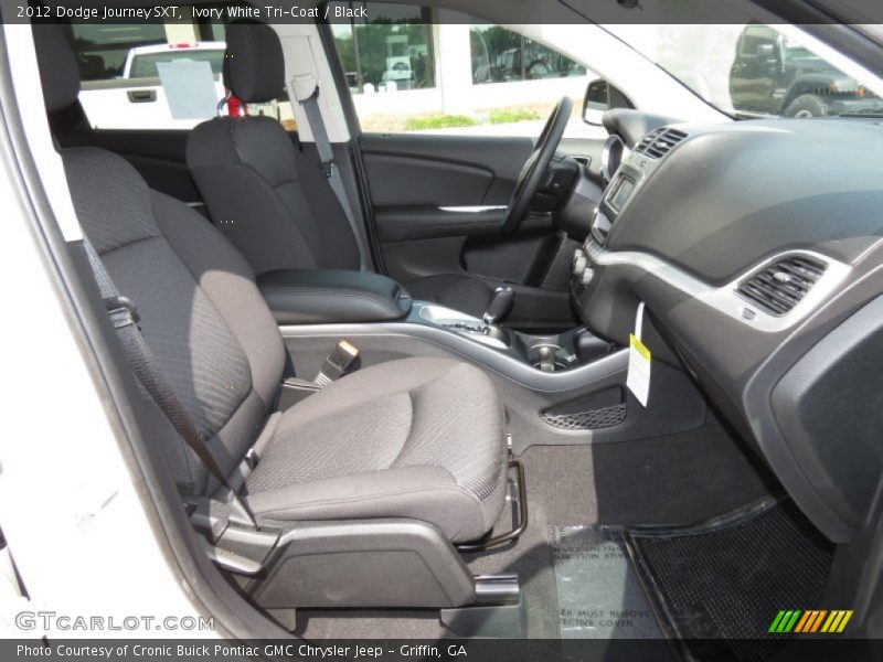 Ivory White Tri-Coat / Black 2012 Dodge Journey SXT