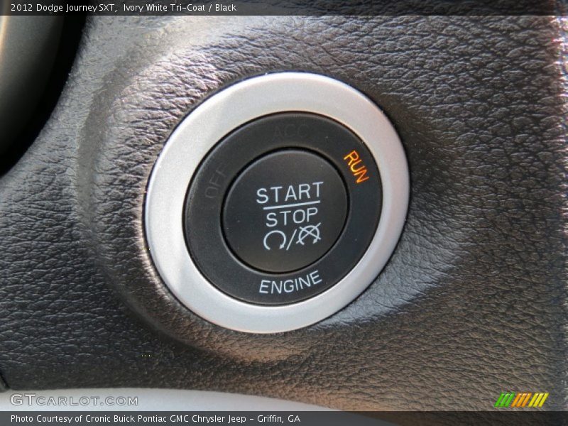 Ivory White Tri-Coat / Black 2012 Dodge Journey SXT