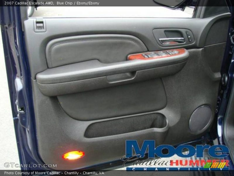 Blue Chip / Ebony/Ebony 2007 Cadillac Escalade AWD